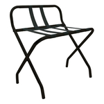 Aliseo Kofferablage - mit Rückenlehne, schwarz/schwarz