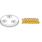 Neumärker Pasta-Scheibe Ø 57 mm Fusilli für Nudelmachine PF25E/PF40E 