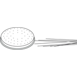 Neumärker Pasta-Scheibe Ø 57 mm Capelli d'Angelo für Nudelmachine PF25E/PF40E 