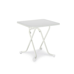Barths Madrid - Klapptisch quadratisch 67x67 cm, Weiß