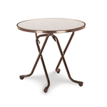 Barths Dublin - Klapptisch rund Ø 80 cm, Braun