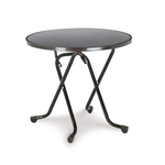 Barths Dublin - Klapptisch rund Ø 80 cm, Anthrazit