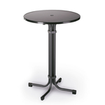 Barths Multiflex - Runder Bartisch 80 cm, Anthrazit
