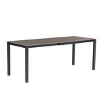 Barths Palazzo - Ausziehbarer Tisch 120/160-200x80 cm, Anthrazit