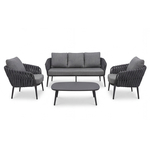 Barths Torino - Lounge-Set, Anthrazit