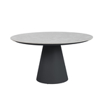 Barths Cuba - Runder Dining Tisch Ø 140 cm, Anthrazit