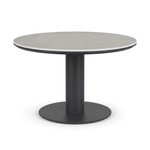 Barths Porto - Runder Dining Tisch Ø 130 cm, Anthrazit