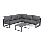 Barths Paros - Lounge-Set, Anthrazit