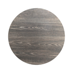 Feros HPL-Tischplatte Ø 120 cm, Riverwashed Holz