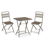 Feros Breeze – Bistro Set, Cappuccino