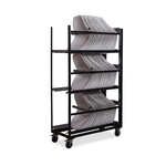 Feros Trolley Keeve Sitz ohne Armlehne - für 60 Stück, Hammerite