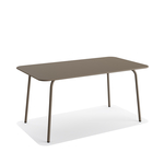Feros Shine - rechteckiger Outdoortisch, Cappuccino