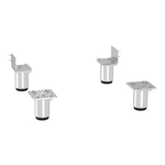 Liebherr Nachrüstsatz Stellfüße 90 – 120 mm, passend für BFFsg, BRFvg, FCFCvg, FCFvg, FFFBvg, FFFCsg, FFFCvg, FFFsg, FRFCvg, FRFBvg