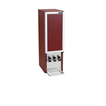 Tefcold Wein-Dispenser-Kühlschrank DKS95-3/10L, Rot RAL3005, EEK E