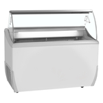 Tefcold Speiseeisvitrine UDRS7, Weiß, EEK C