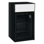 Tefcold Flaschenkühlschrank FS80CP BLACK, Schwarz, EEK D