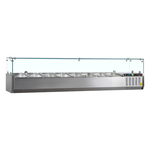 G-Line by Tefcold Kühlvitrine GN1/4 GVC33-180, SS 201
