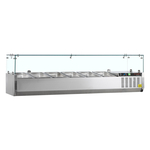 G-Line by Tefcold Kühlvitrine GN1/4 GVC33-140, SS 201