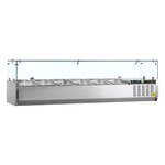G-Line by Tefcold Kühlvitrine GN1/3 GVC38-150, SS 201