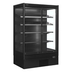 Tefcold Supermarkt-Multideck-Kühlschrank EXTRA1250CD, Schwarz / Glas, EEK D