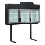 Tefcold Supermarkt-Wandgefrierschrank MTF185B, Schwarz, EEK D