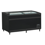 Tefcold Supermarkt-Kühler/Gefriertruhe in Schwarz SFI145B-CF VS, EEK C