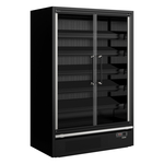 Tefcold Supermarkt-Multideck-Kühlschrank Galaxy+ GP14FGD Black, Schwarz RAL9005, EEK B