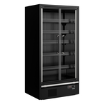 Tefcold Supermarkt-Multideck-Kühlschrank Galaxy+ GP10FGD Black, Schwarz RAL9005, EEK B