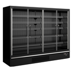 Tefcold Supermarkt-Multideck-Kühlschrank Galaxy+ GP26FGD Black, Schwarz RAL9005, EEK B