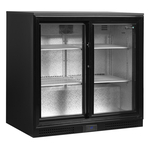 Tefcold Backbar-Kühlschrank DB201S, Schwarz RAL9005, EEK A