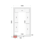 Tefcold CRNF1830 Regalsysteme