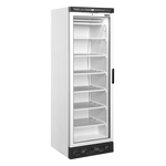 Tefcold Vitrinen-Gefrierschrank, Linksanschlag UFFS371G L/H, Weiß, EEK C