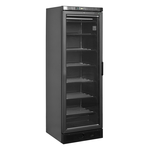 Tefcold Vitrinen-Gefrierschrank, Linksanschlag UFSC371G Black L/H, Schwarz, EEK C