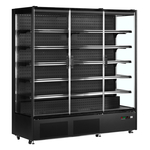 Tefcold Supermarkt-Multideck-Kühlschrank PC1870B, Schwarz RAL9005, EEK B