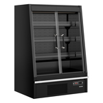 Tefcold Supermarkt-Multideck-Kühlschrank Galaxy+ GPL10FGD Black, Schwarz RAL9005, EEK B