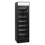 Tefcold Displaygefrierschrank in Schwarz UFSC371GCP Black, EEK C