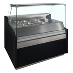 Tefcold Bedientheke SPID130, Schwarz RAL9005