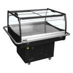 Tefcold Impuls-Kühlinsel in schwarz PDC90SL-2, Schwarz / Glas, EEK E