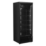 Tefcold Glastürgefrierschrank Atom Maxi F1DBB, Schwarz RAL9005, EEK C