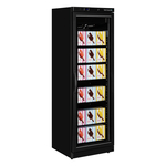 Tefcold Displaygefrierschrank UF400VGB, Schwarz, EEK C
