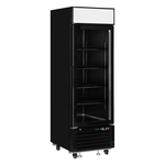 Tefcold Displaykühlschrank LGC2500B, Schwarz RAL9005, EEK B