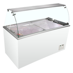 Tefcold Speiseeisvitrine IDA600-W1+, Weiß, RAL 9010, EEK D