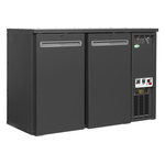 Serrco by Tefcold High-End-Backbar-Kühlschränke SCL-22MU+, Anthrazit RAL 7021, EEK B