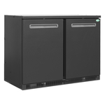 Serrco by Tefcold High-End-Backbar-Kühlschränke SGD-240E, Anthrazit RAL 7021, EEK E