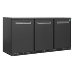 Serrco by Tefcold High-End-Backbar-Kühlschränke SGD-360E, Anthrazit RAL 7021, EEK D