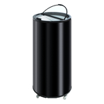 Tefcold Kühltonne CC80SKblack, Schwarz, EEK B