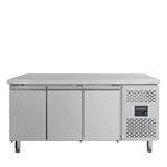 Vaiotec Gastro-Kühltisch, 3-türig – Monoblock, 1795 × 700 mm