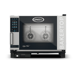 UNOX BAKERTOP MIND.Maps PLUS XEBC-04EU-EPLM Professioneller Countertop-Ladenbackofen 4 Einschübe 600x400 Elektrisch Türöffnung links