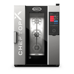 UNOX CHEFTOP-X XEDA-1011-GXLS Professioneller Countertop-Ofen 10 Einschübe GN 1/1 Gas Türöffnung links