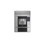 UNOX CHEFTOP MIND.Maps VISTA XEVH-0511-EPRM-HP Professioneller Countertop-Ofen 4 Einschübe GN 1/1 Elektrisch Türöffnung rechts